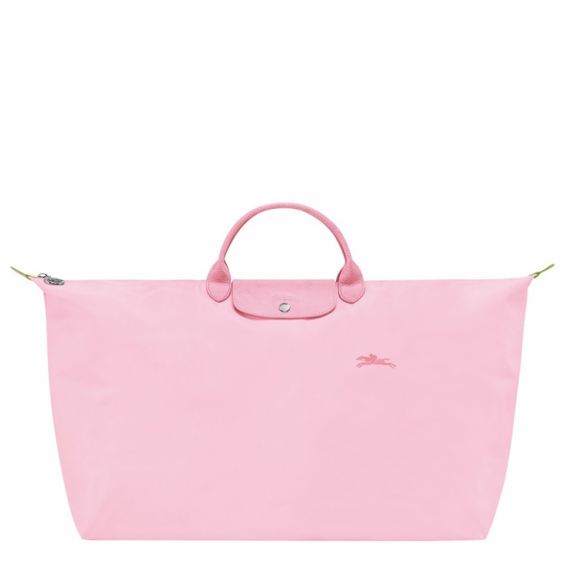 Pink Longchamp Le Pliage M Men's Travel Bags